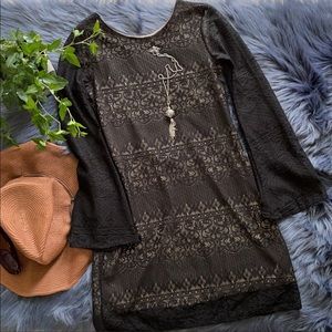{Swell} crochet beach coverup/ bodycon mini dress